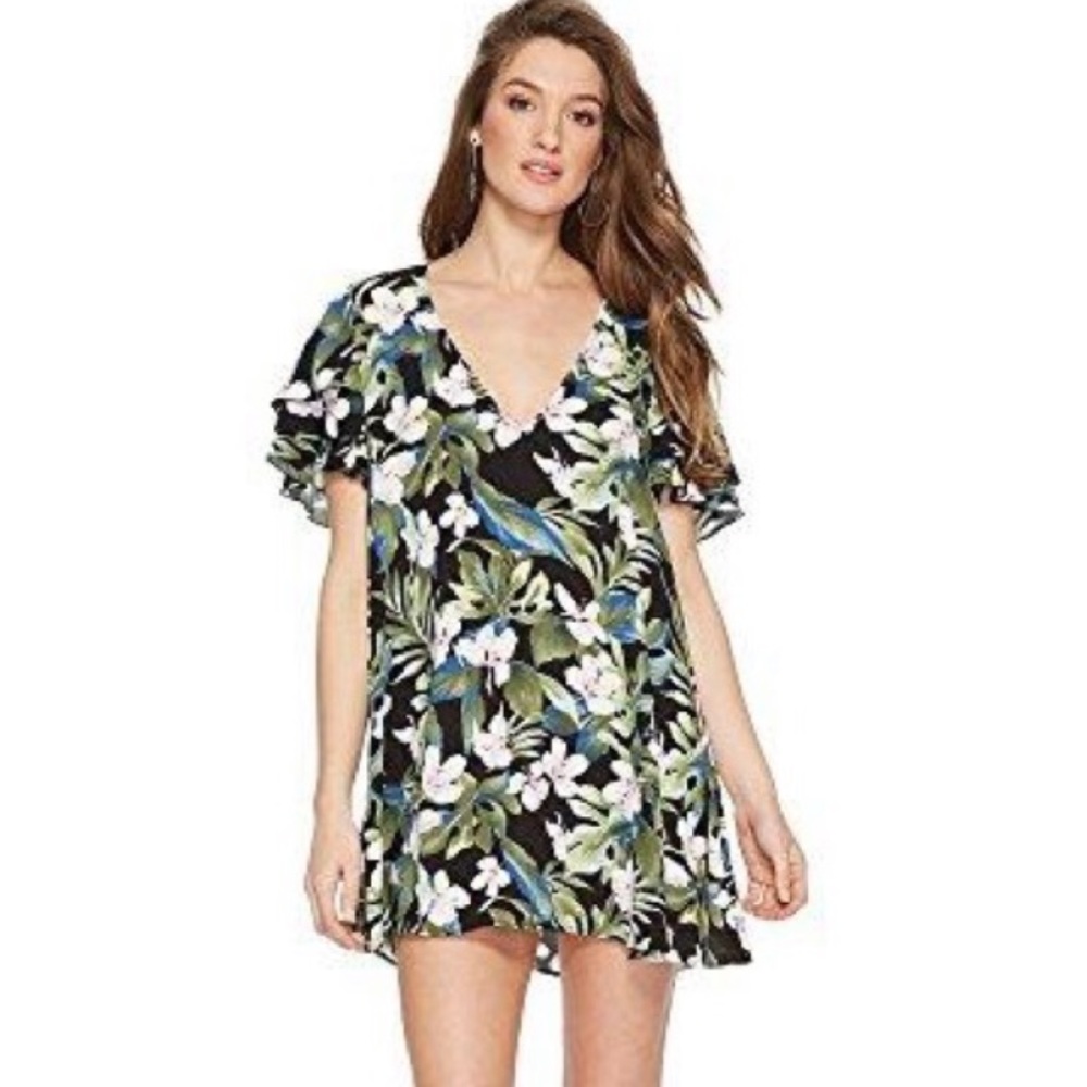 Show Me Your Mumu Floral Printed Disick Dress Small